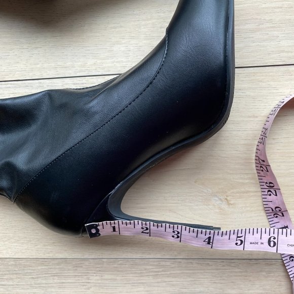 Azalea Wang Vegan Leather Thigh High Stiletto Boots 8​ - Picture 11 of 15